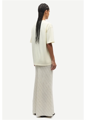 Eira tee 11725 Ethereal Green Pigment Samsøe 